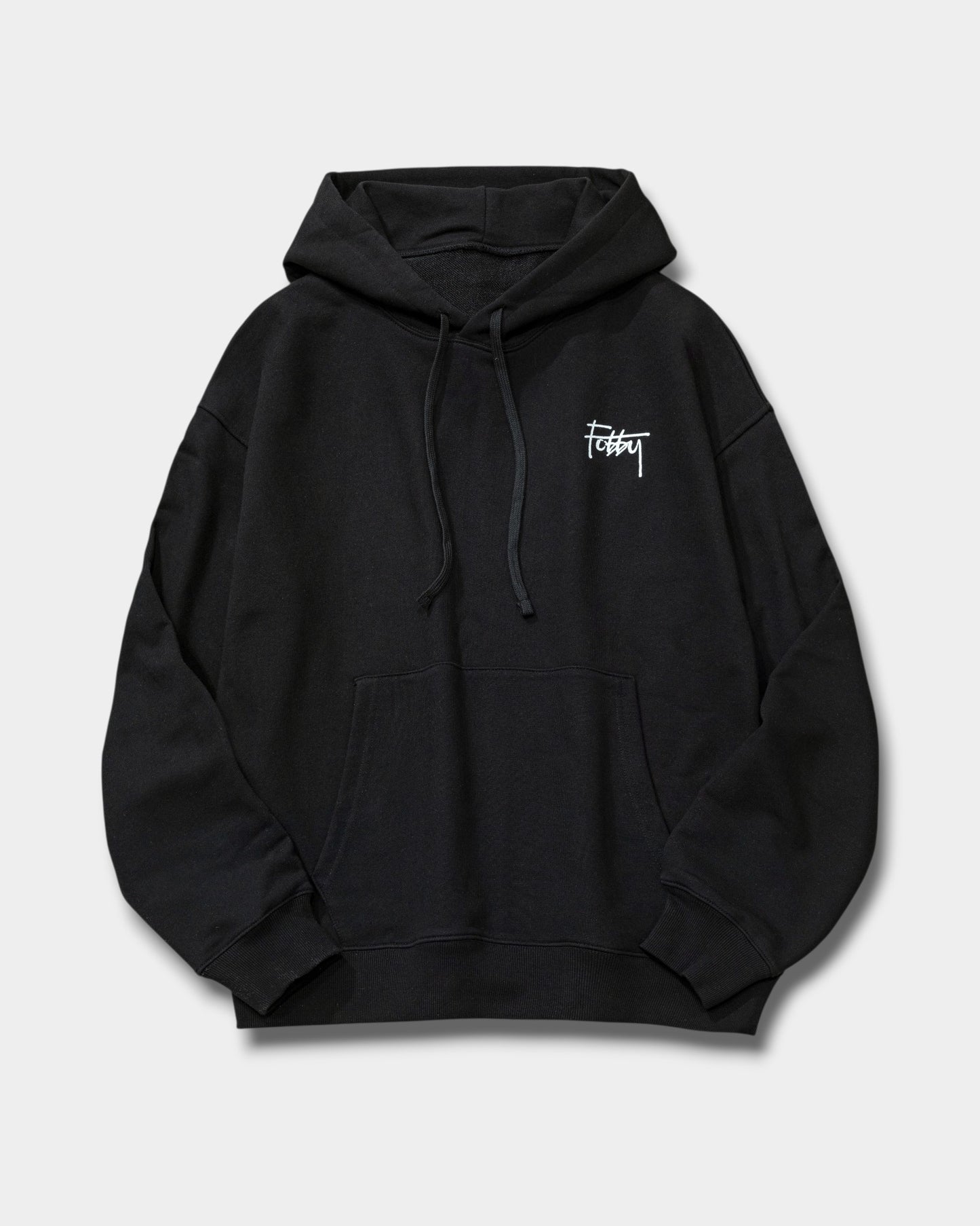 Fobby Oversized Hoodie – Classic Black