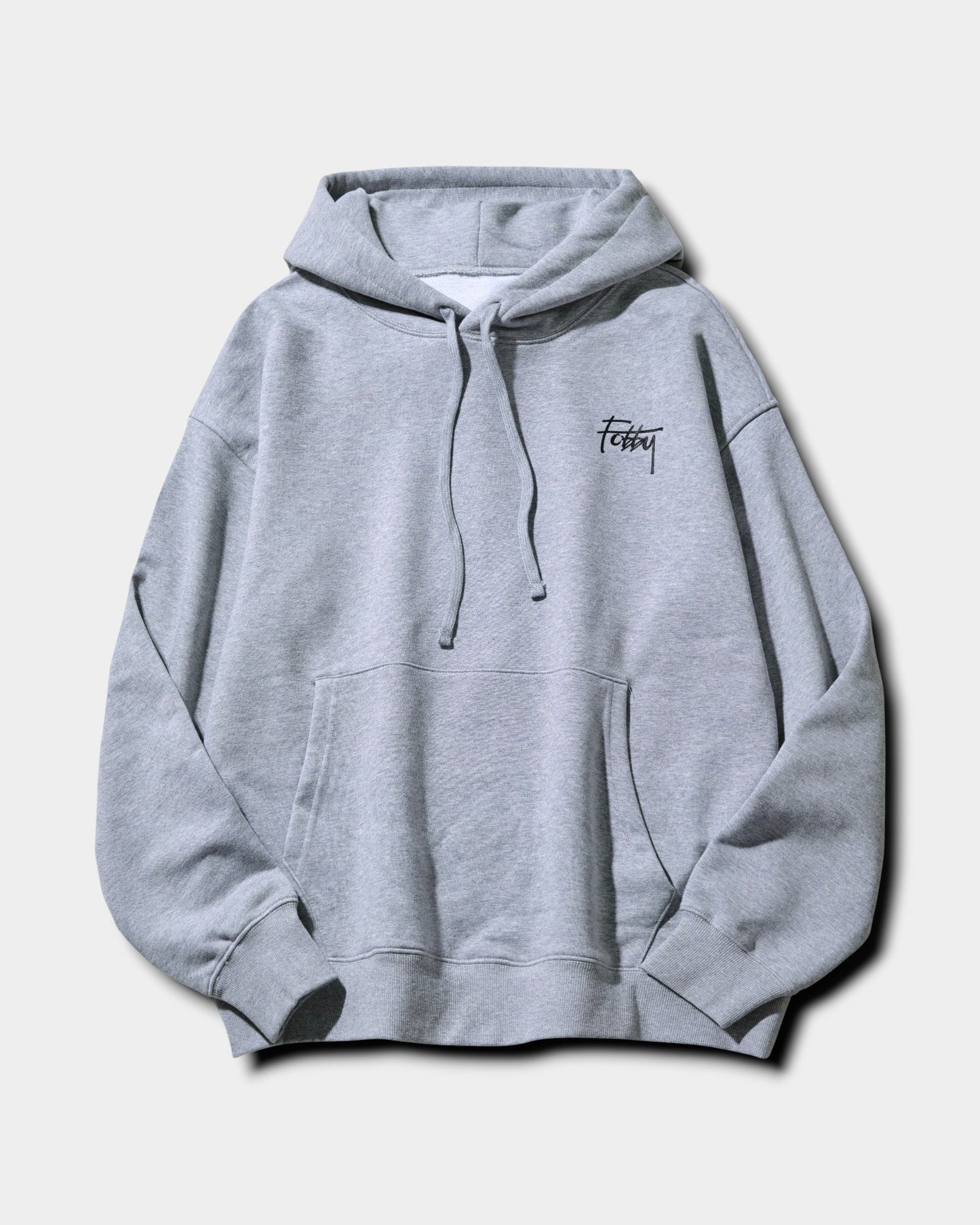 Fobby Oversized Hoodie – Premium Grey