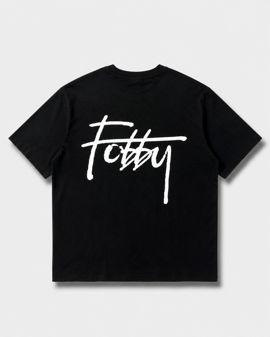 Fobby Basic Logo Tee Black