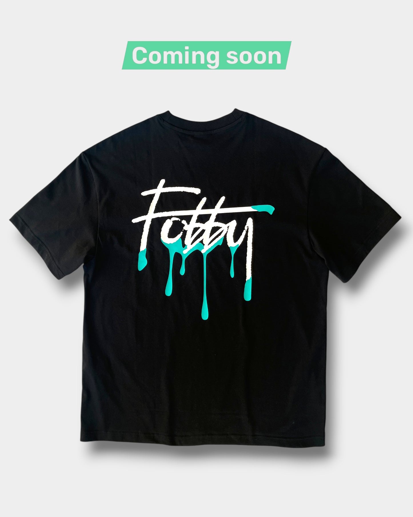 Fobby Drip Logo Tee (Coming soon) (Copy) Black