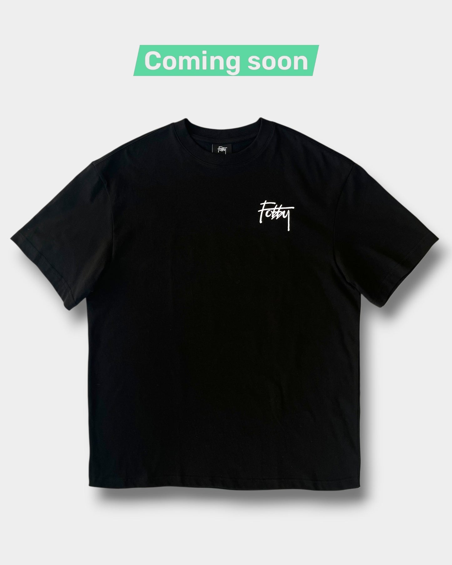 Fobby Basic Logo Tee (Coming soon) Black