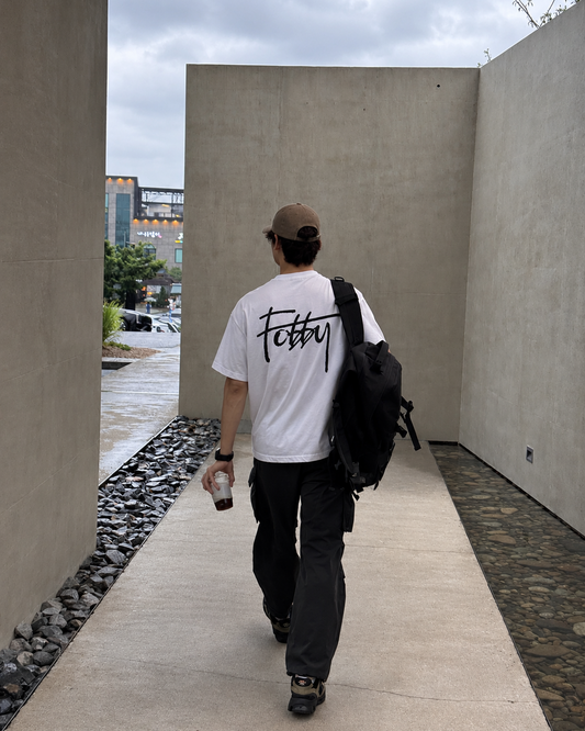 Fobby Basic Logo Tee White
