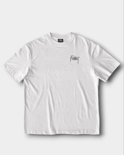 Fobby Basic Logo Tee White