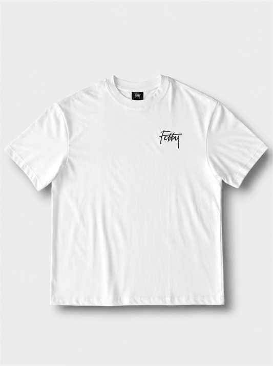 Fobby Basic Logo Tee White
