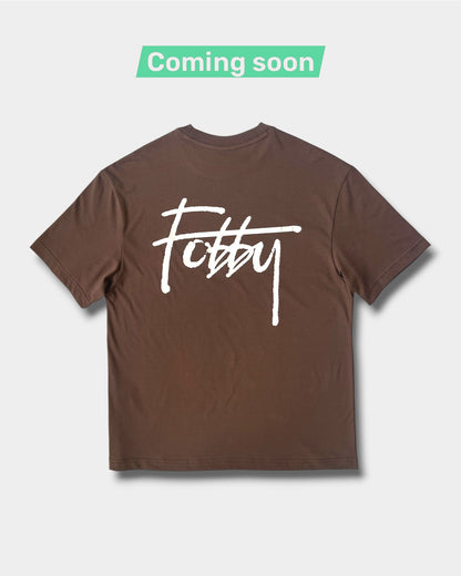 Fobby Basic Logo Tee (Coming soon) Brown