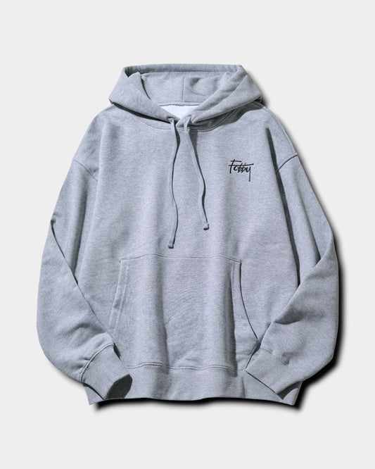 Fobby Oversized Hoodie – Premium Grey