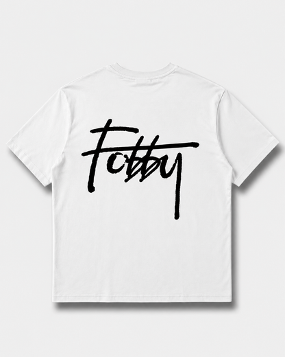 Fobby Basic Logo Tee White