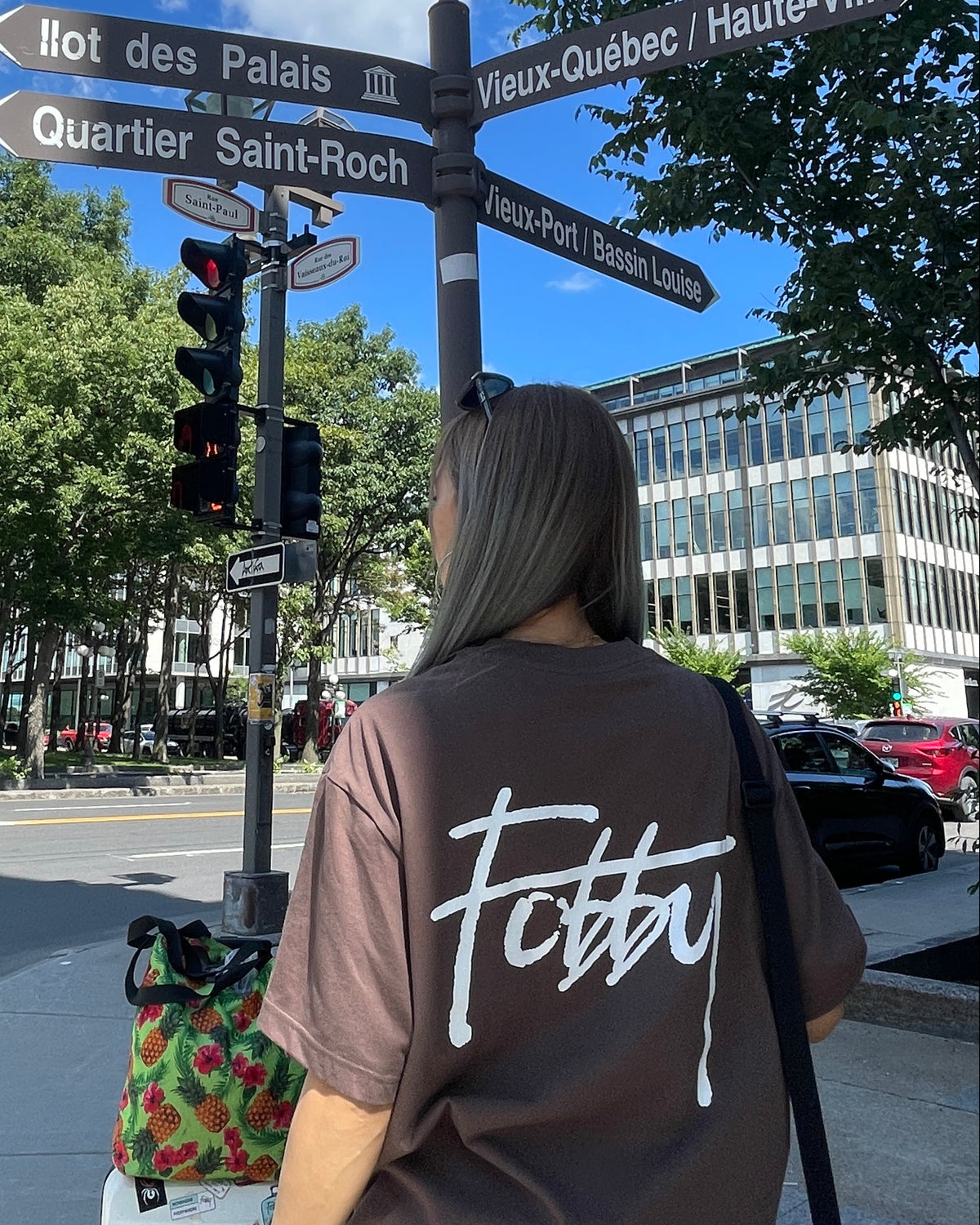 Fobby Basic Logo Tee Brown